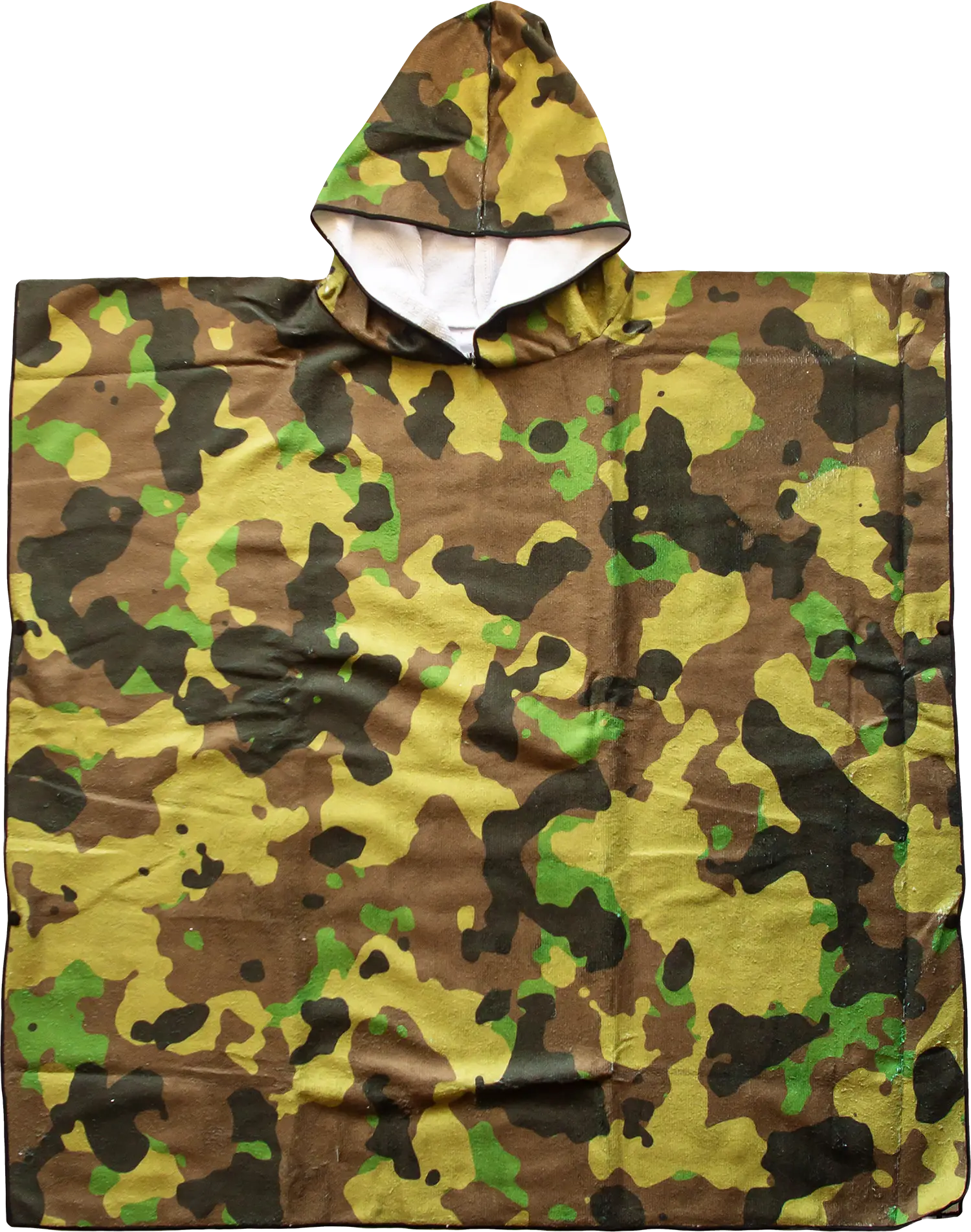 Kids Hooded Towel, Camo Green Print | Betty Lyn