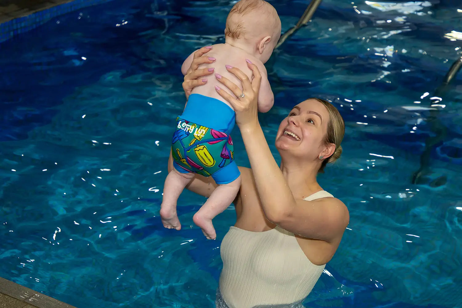 Reusable Swim Nappy – Ice Cream Print | Betty Lyn