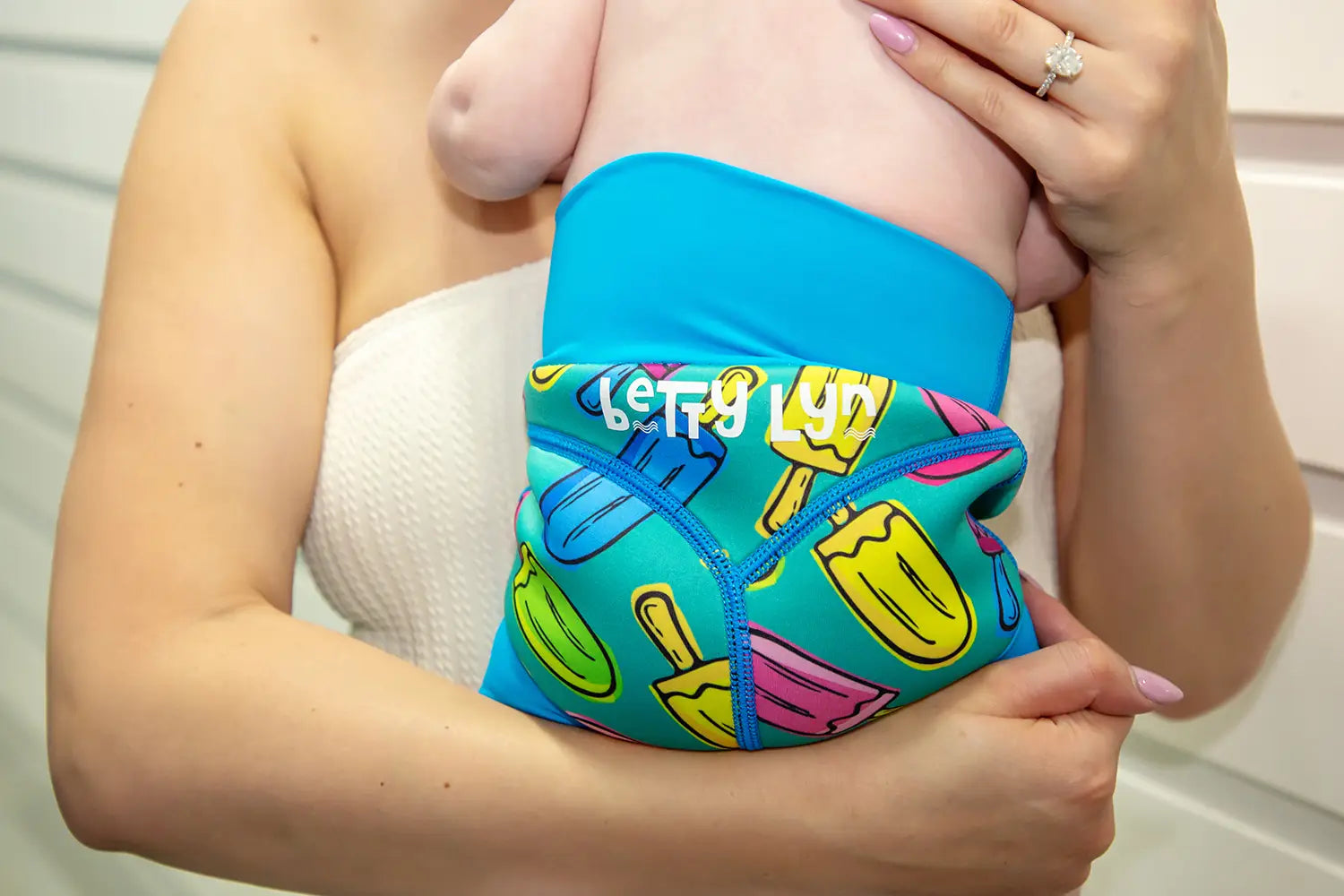 Reusable Swim Nappy – Ice Cream Print | Betty Lyn