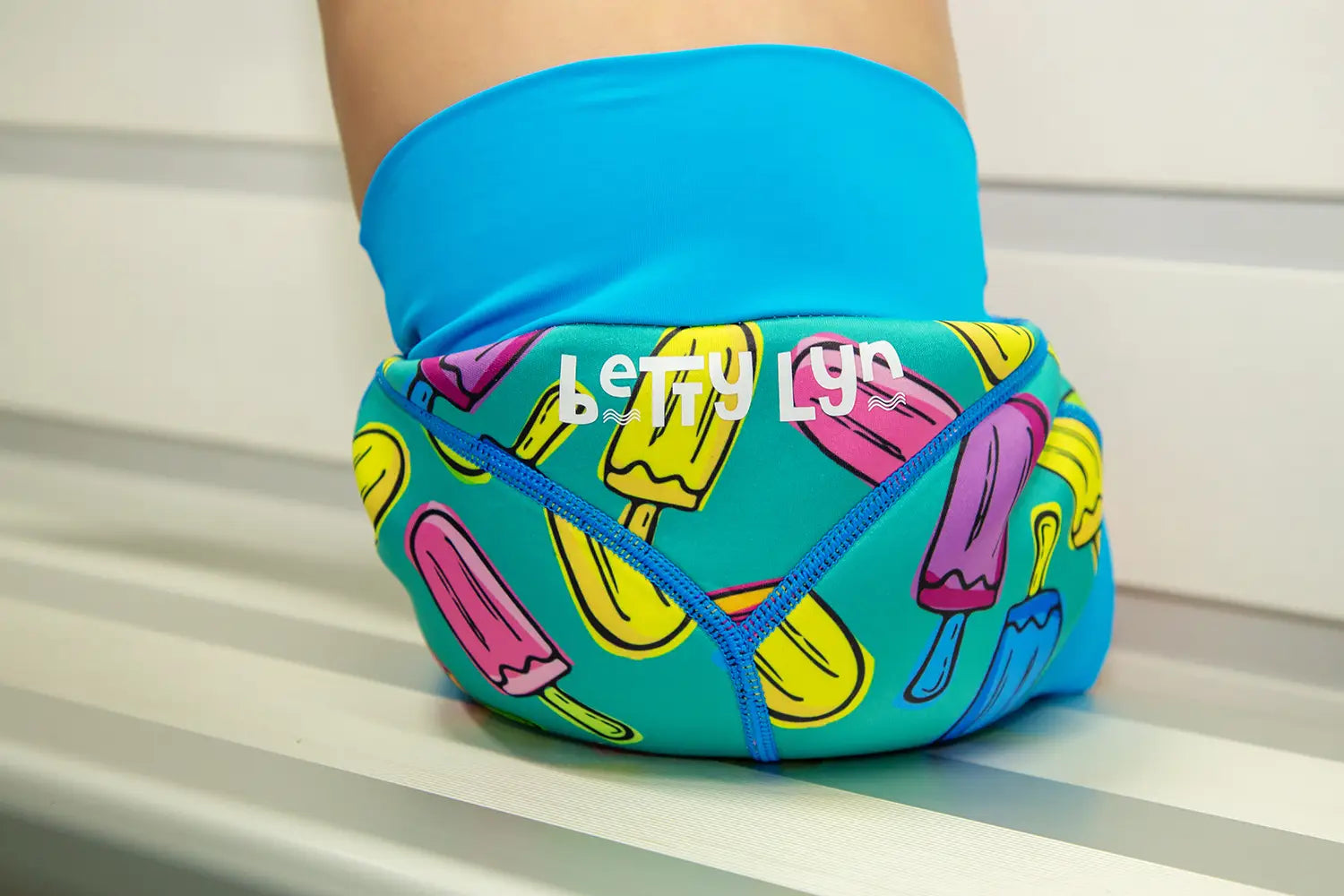 Reusable Swim Nappy – Ice Cream Print | Betty Lyn