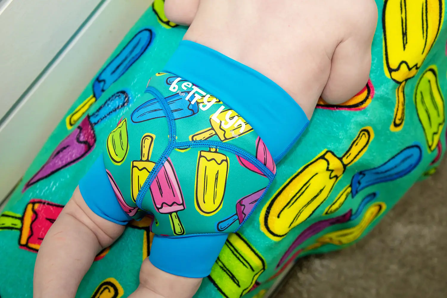 Reusable Swim Nappy – Ice Cream Print | Betty Lyn