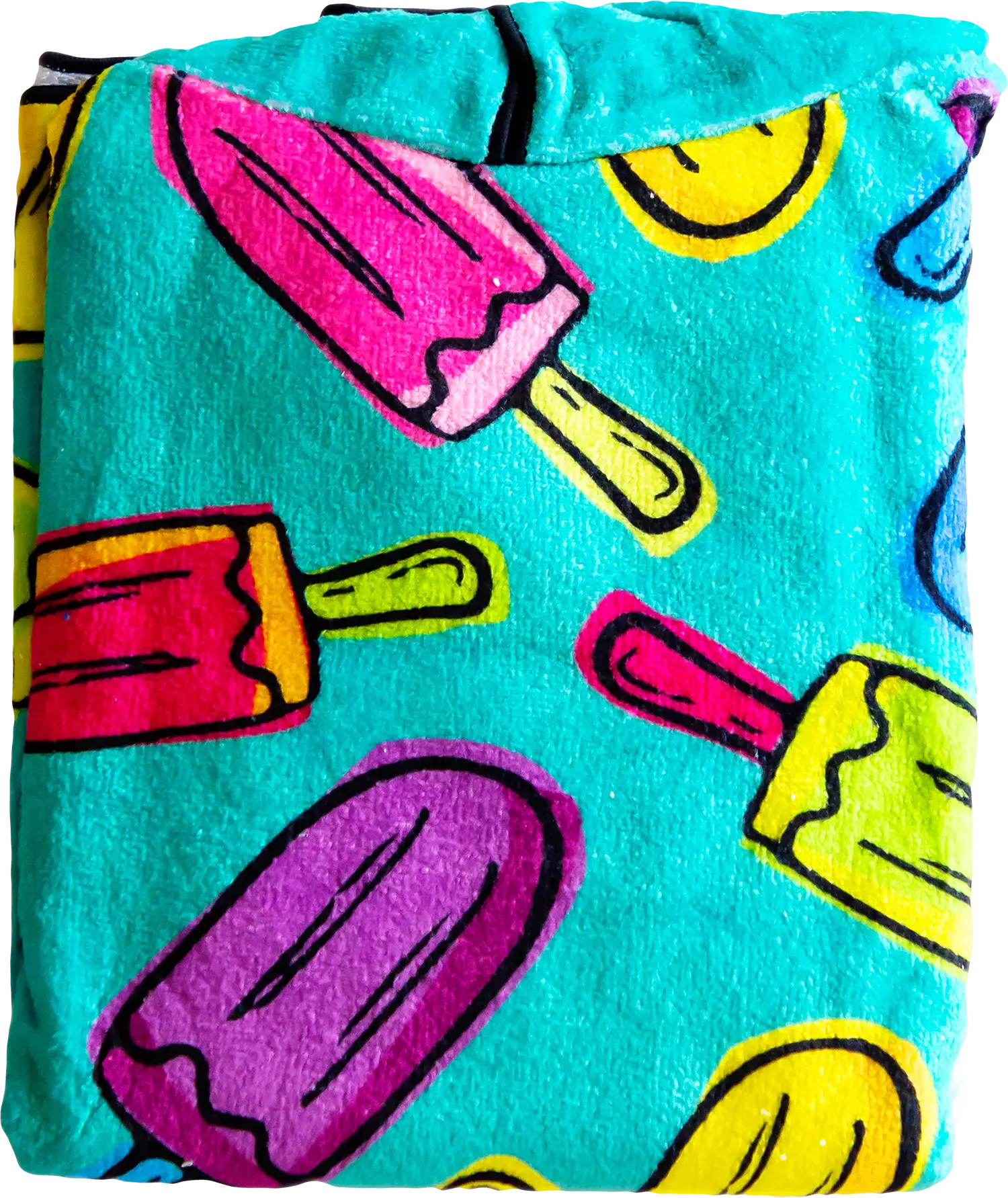 Kids Hooded Towel, Ice Cream Print | Betty Lyn