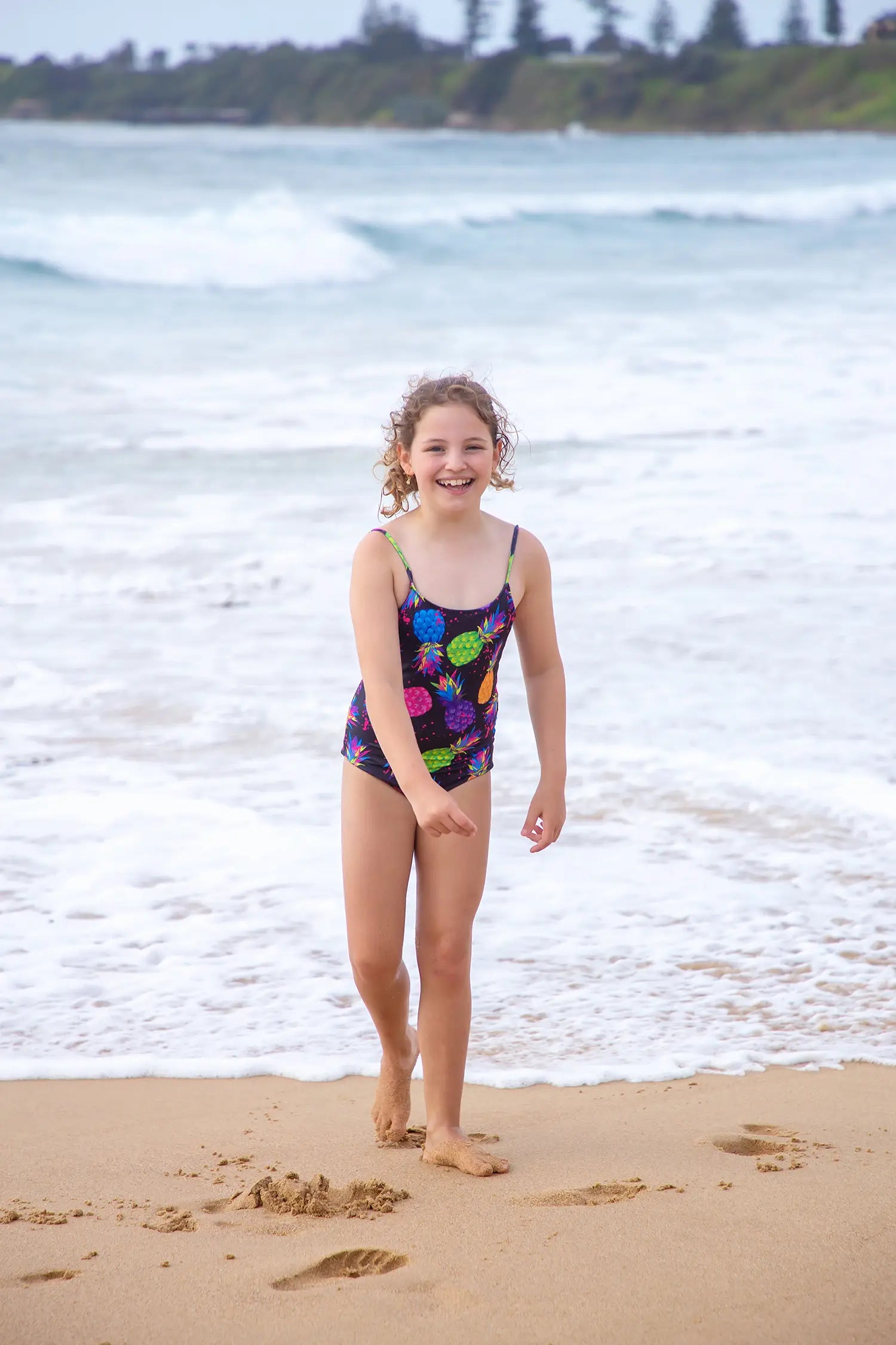 Open Back Pineapple Swimwear