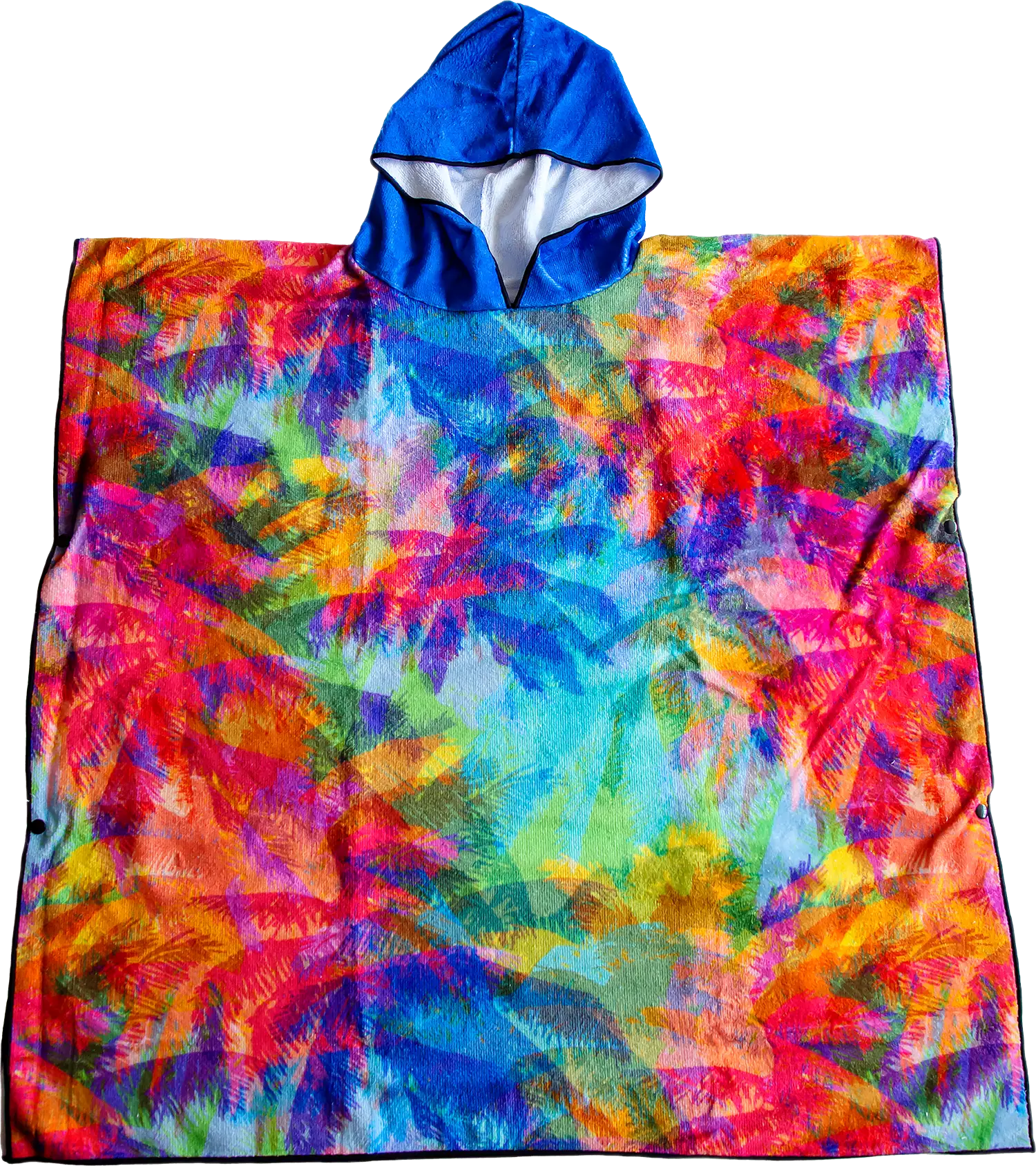 Kids Hooded Towel, Multi Palm Print | Betty Lyn