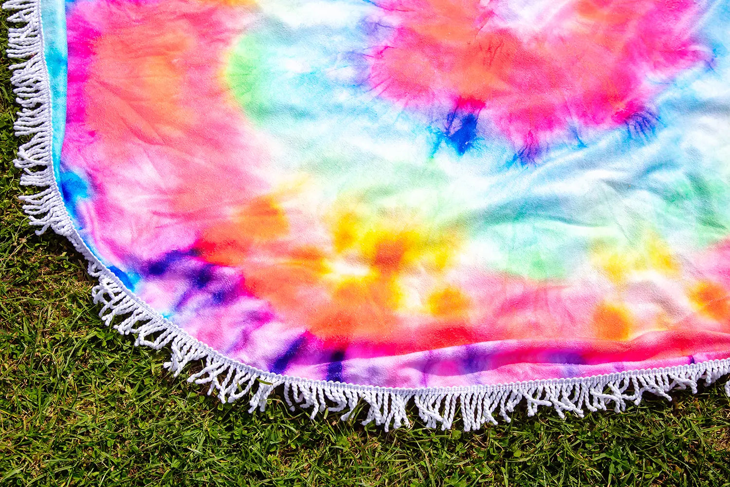 Tie Die Round Towel