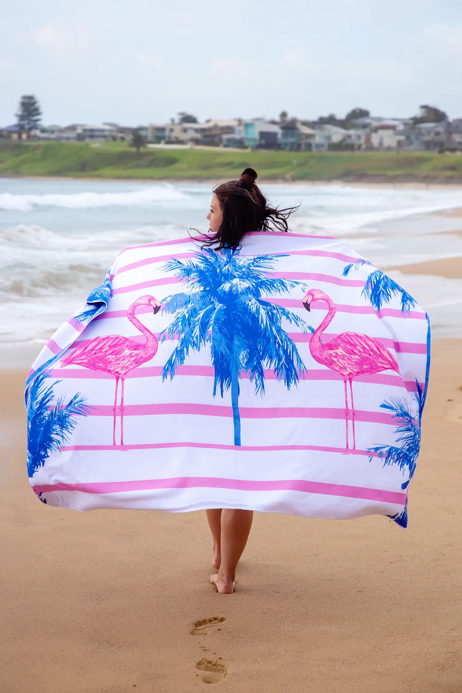 Sand Free Towel Flamingo