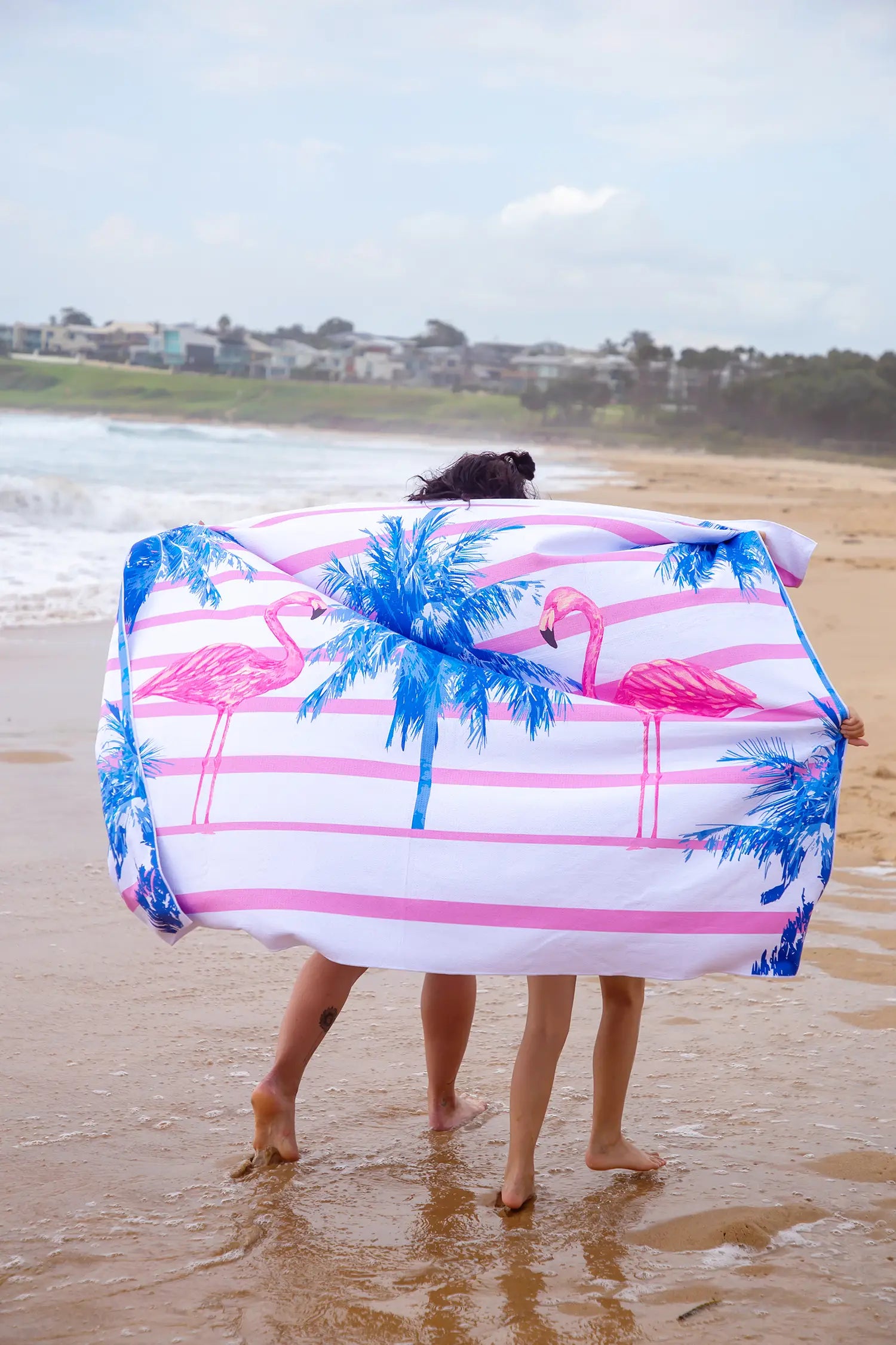 Sand Free Towel Flamingo