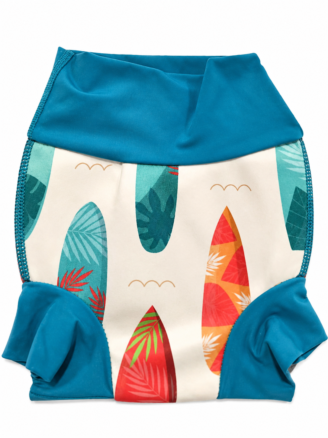 Reusable Swim Nappy – Surf board Print | Betty Lyn