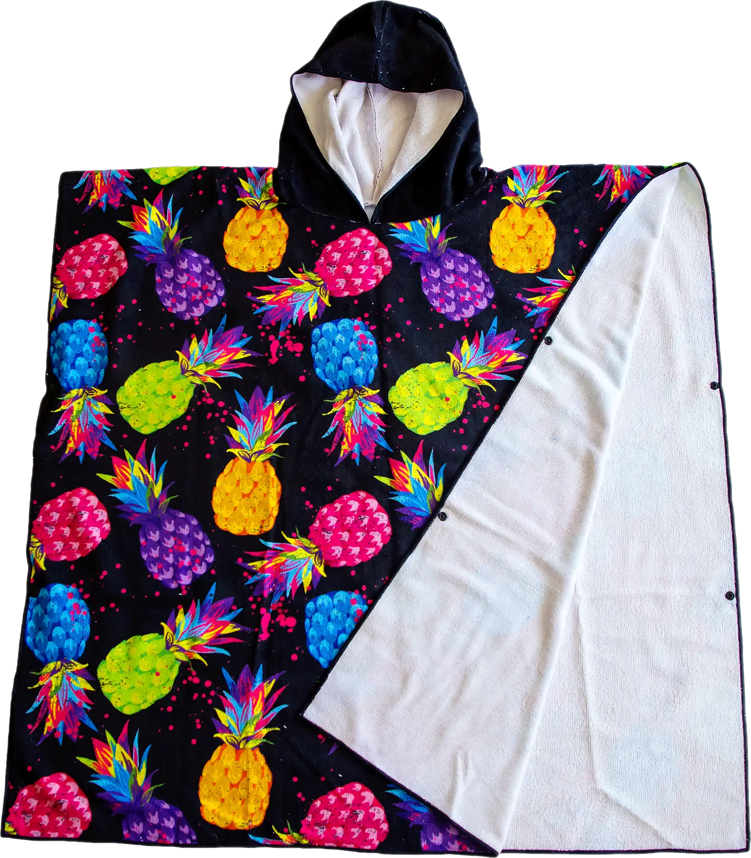 Kids Hooded Towel, Pineapple Print | Betty Lyn