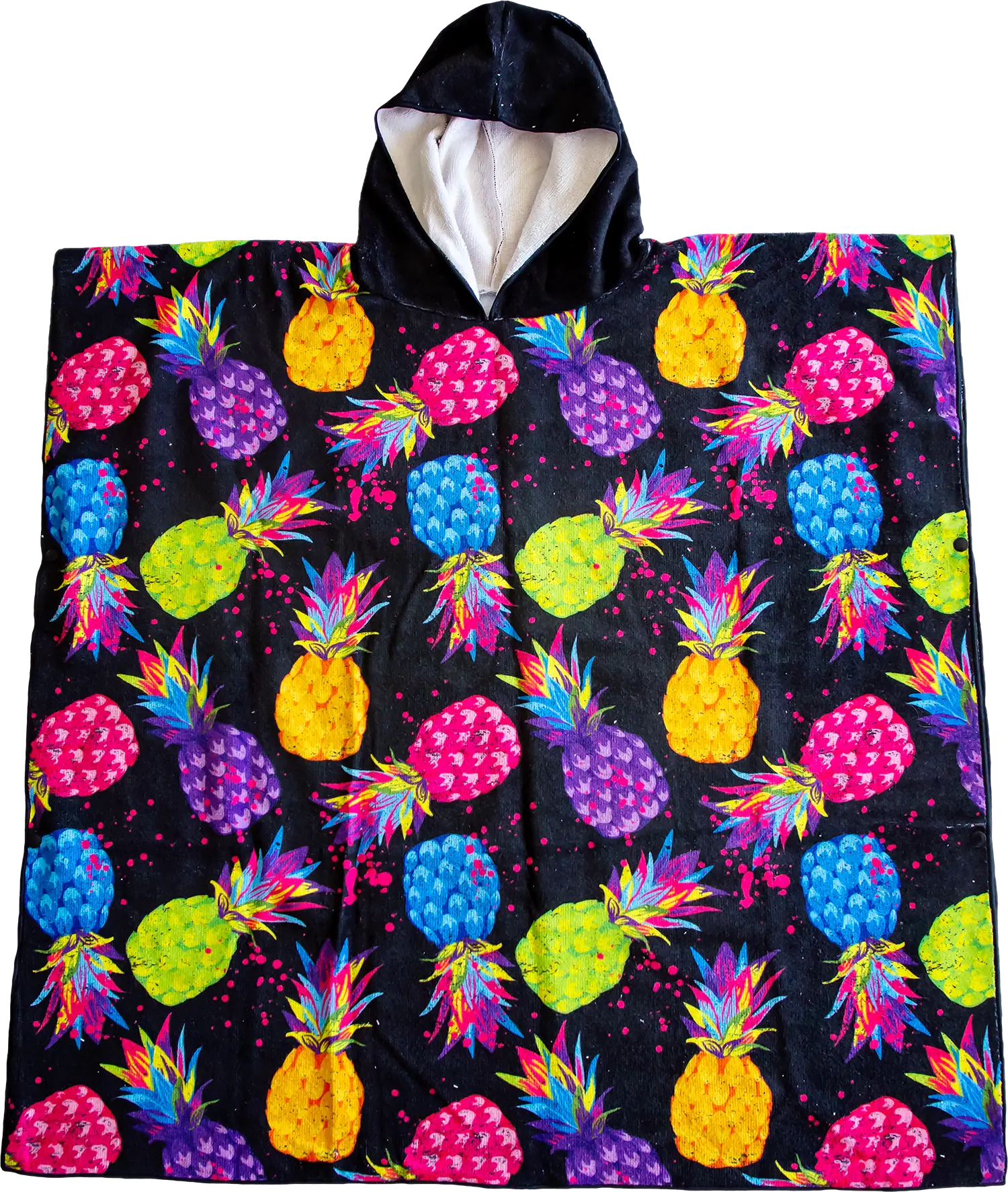 Kids Hooded Towel, Pineapple Print | Betty Lyn