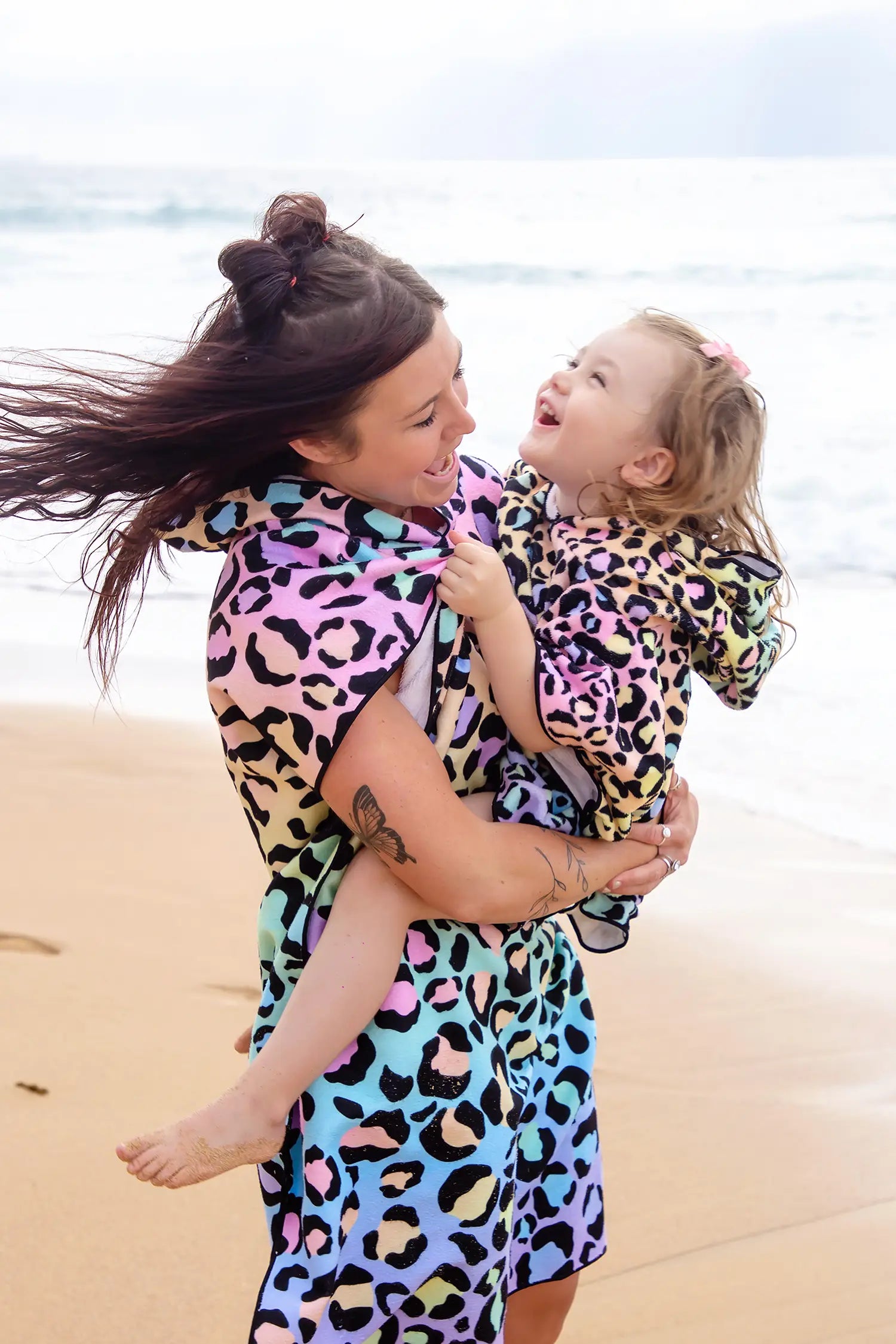 Kids Hooded Towel, Leopard Print | Betty Lyn