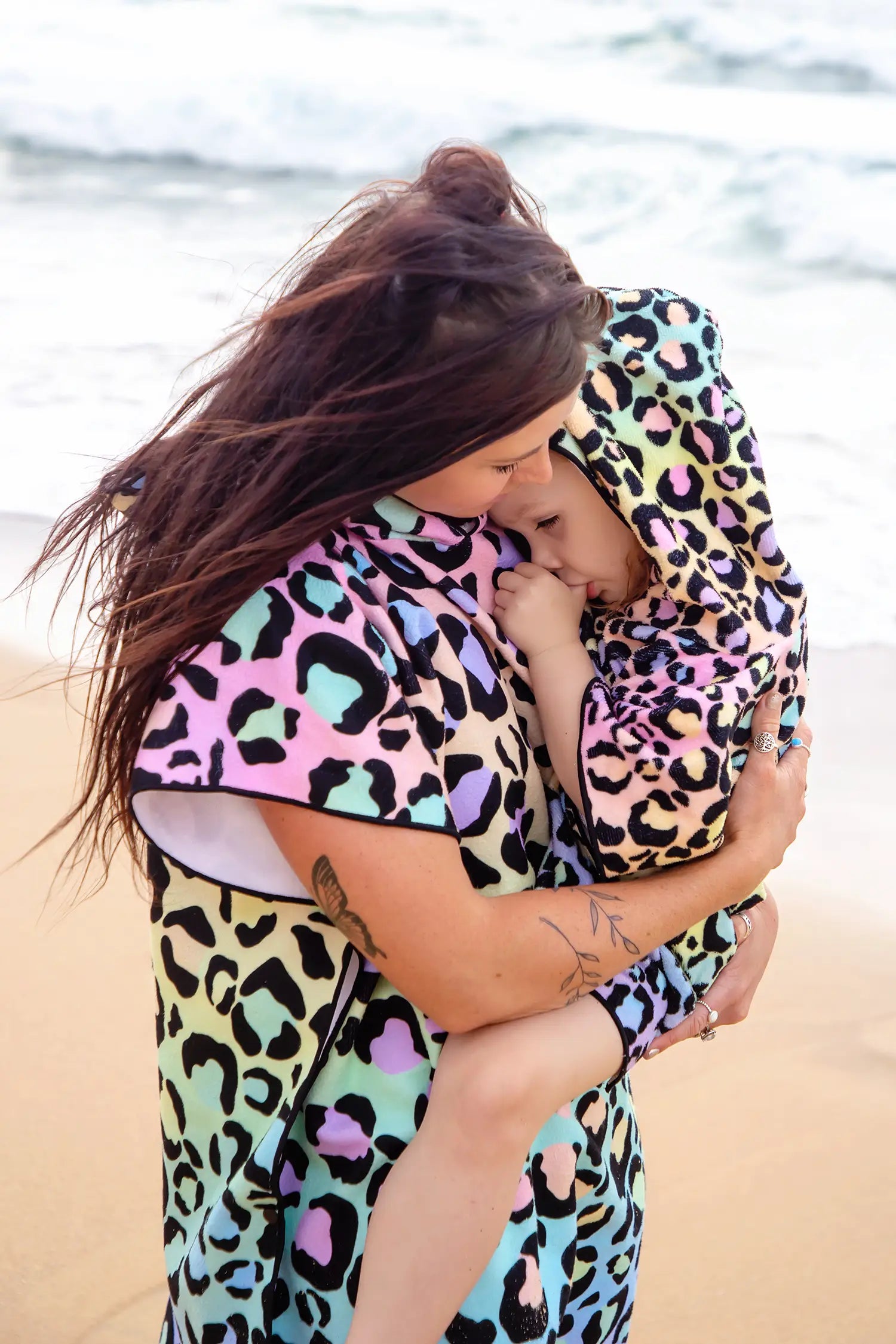 Kids Hooded Towel, Leopard Print | Betty Lyn