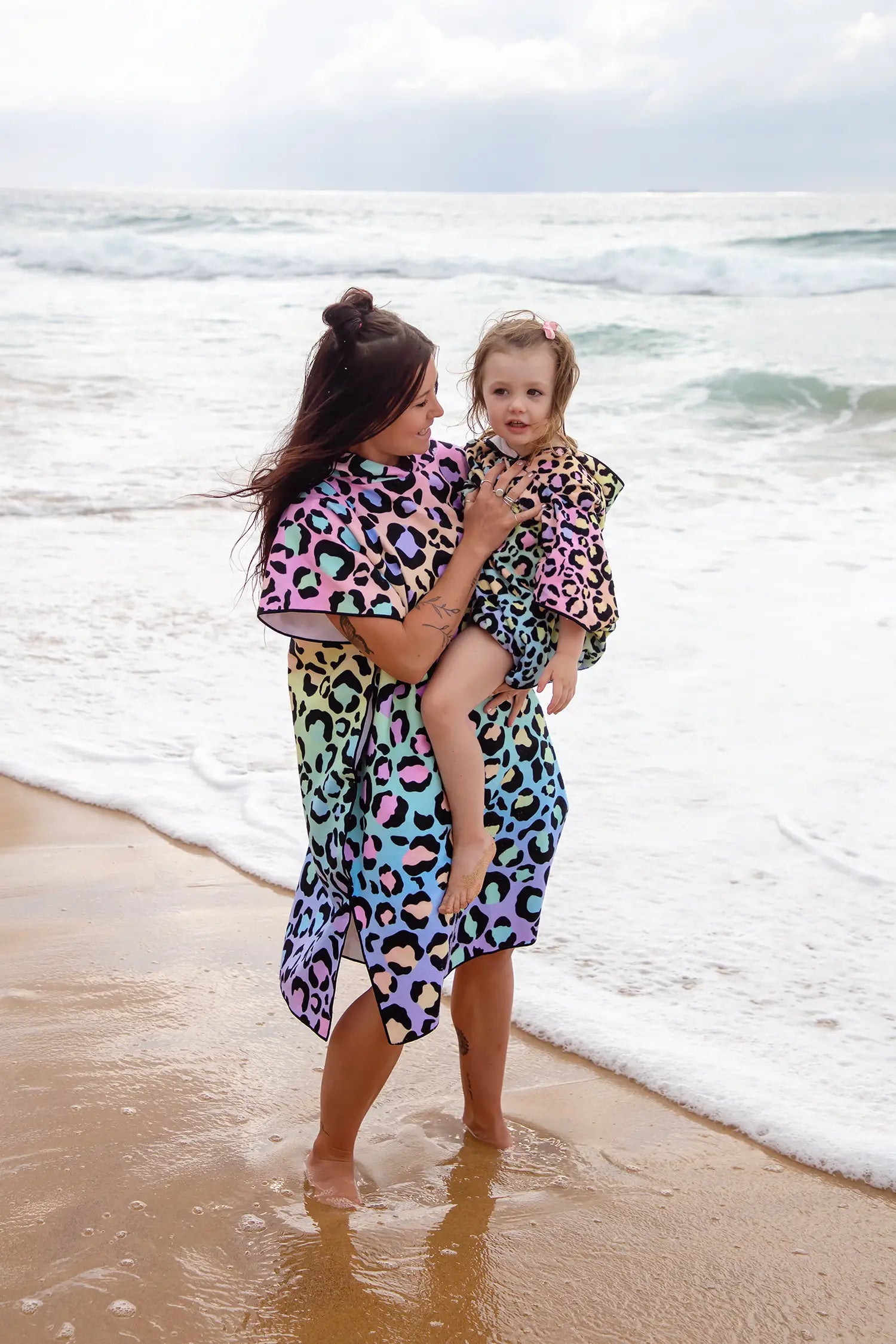 Kids Hooded Towel, Leopard Print | Betty Lyn
