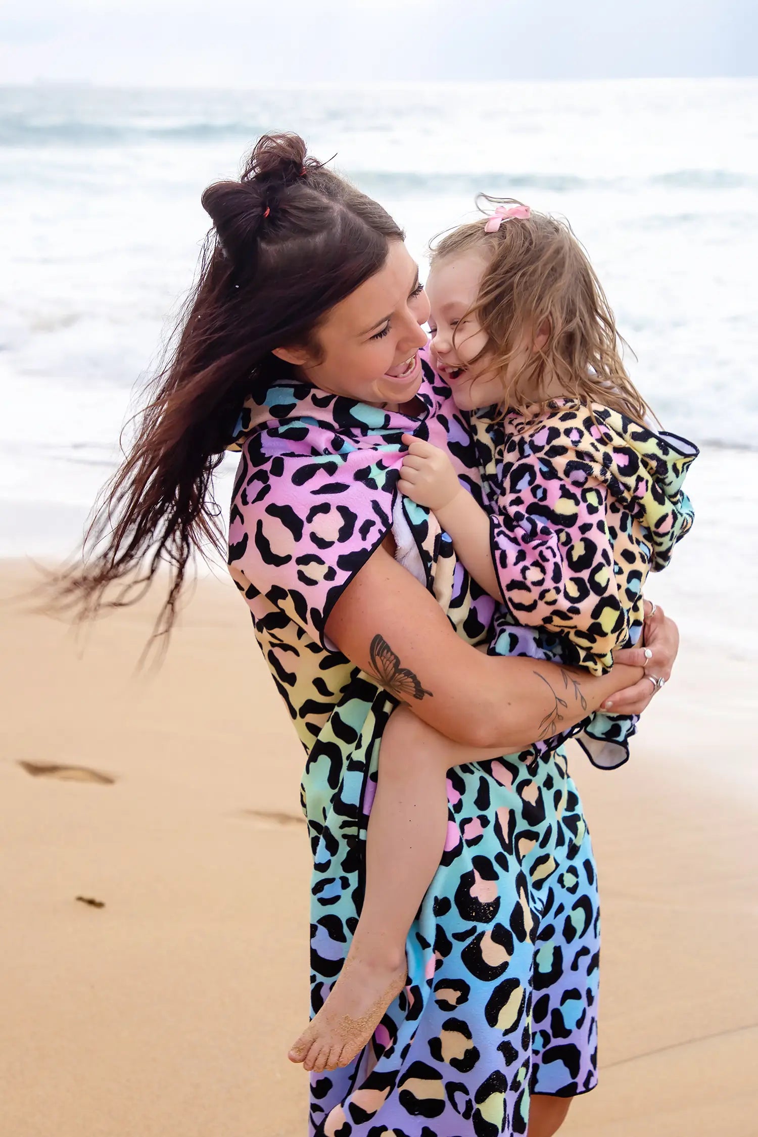 Kids Hooded Towel, Leopard Print | Betty Lyn