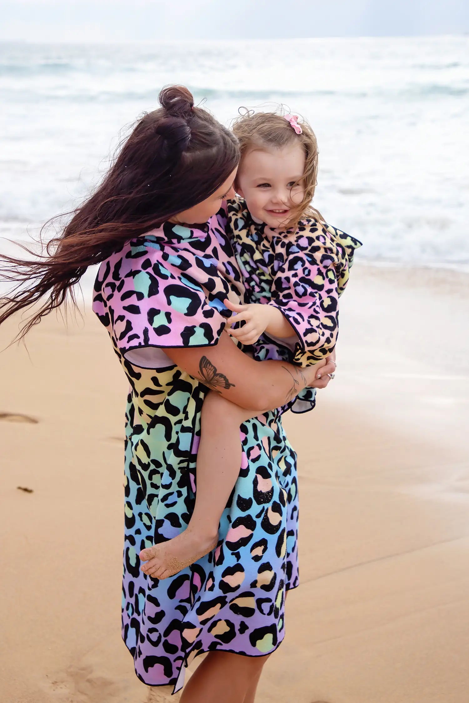 Kids Hooded Towel, Leopard Print | Betty Lyn