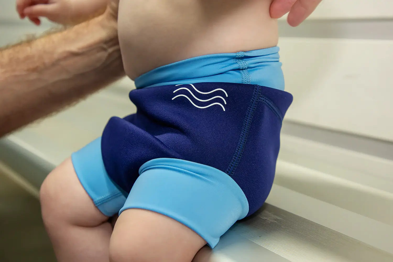 Reusable Swim Nappy – Blue | Betty Lyn
