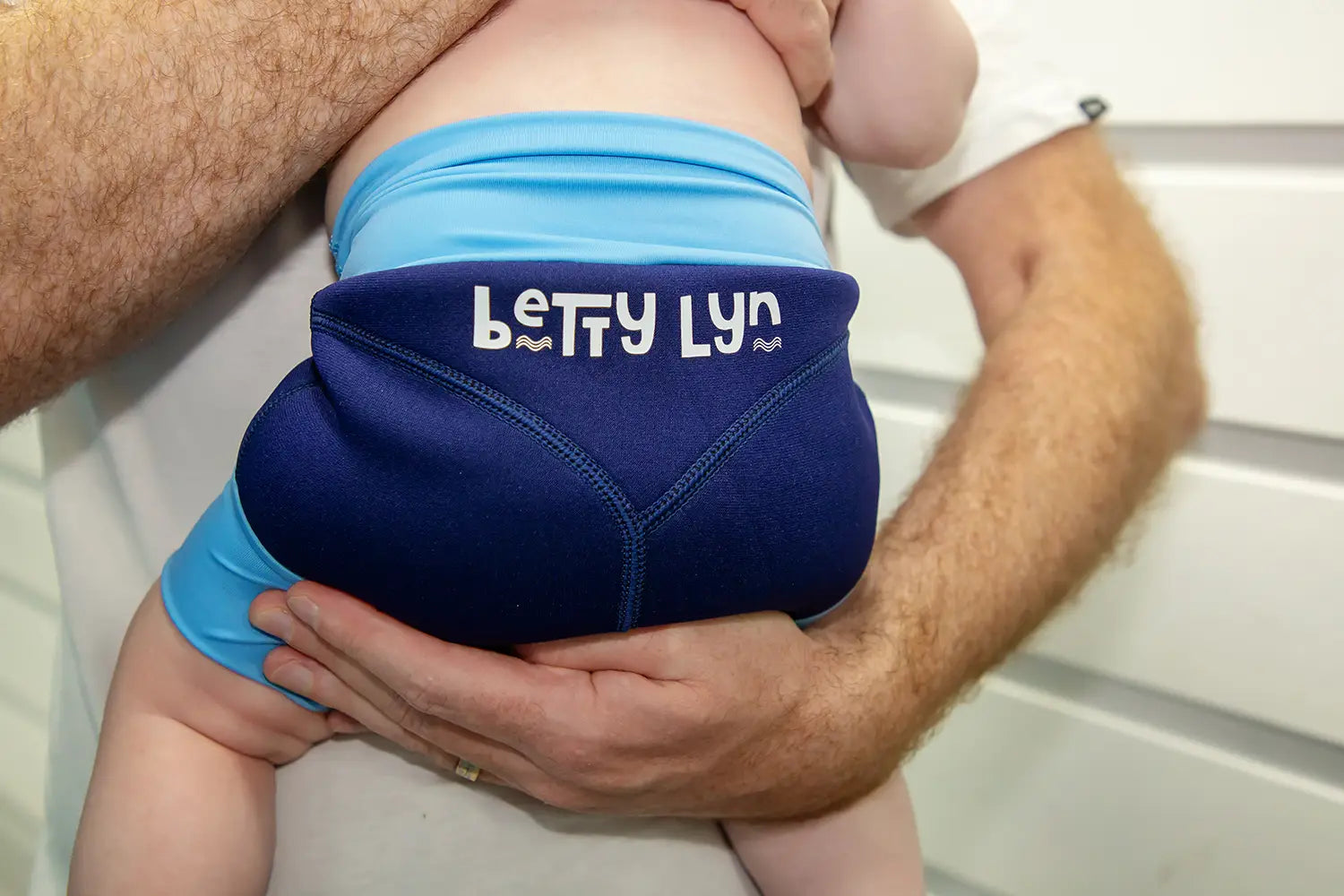 Reusable Swim Nappy – Blue | Betty Lyn