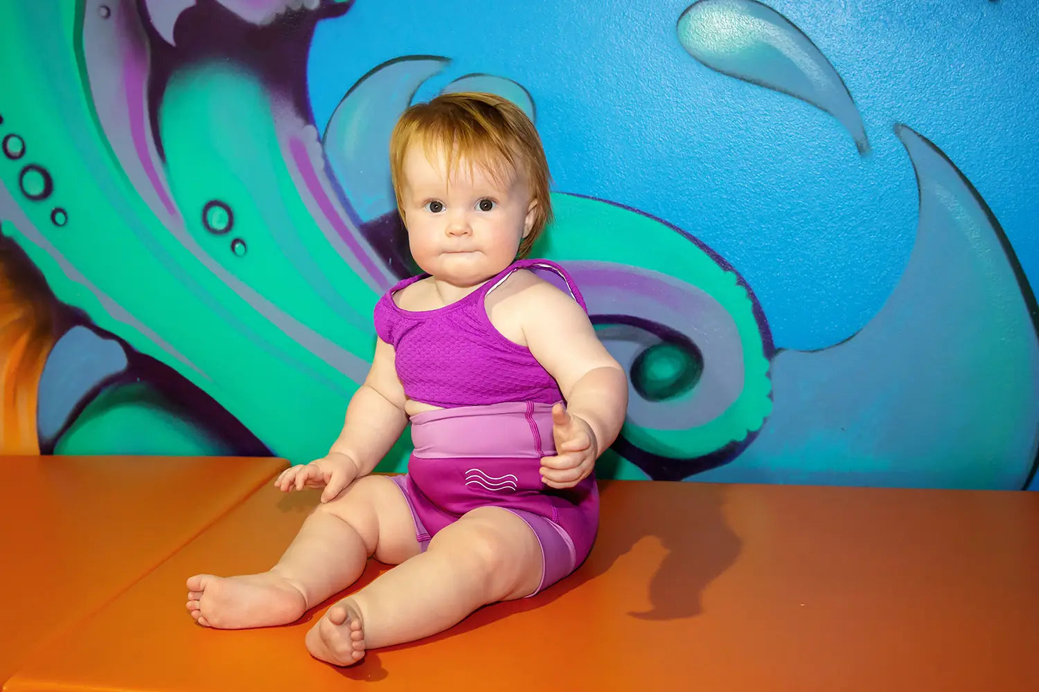 Reusable Swim Nappy – Purple | Betty Lyn