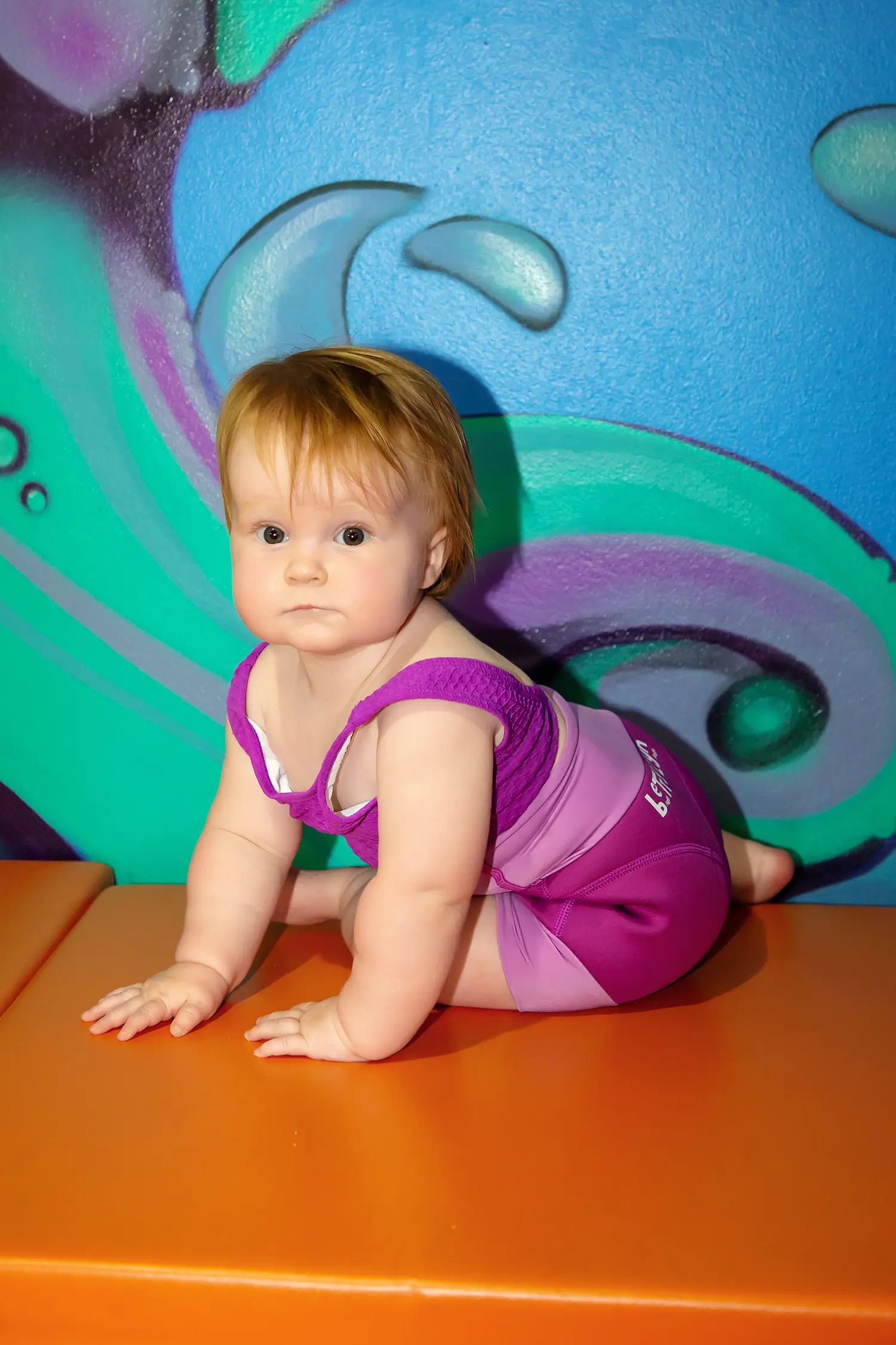 Reusable Swim Nappy – Purple | Betty Lyn