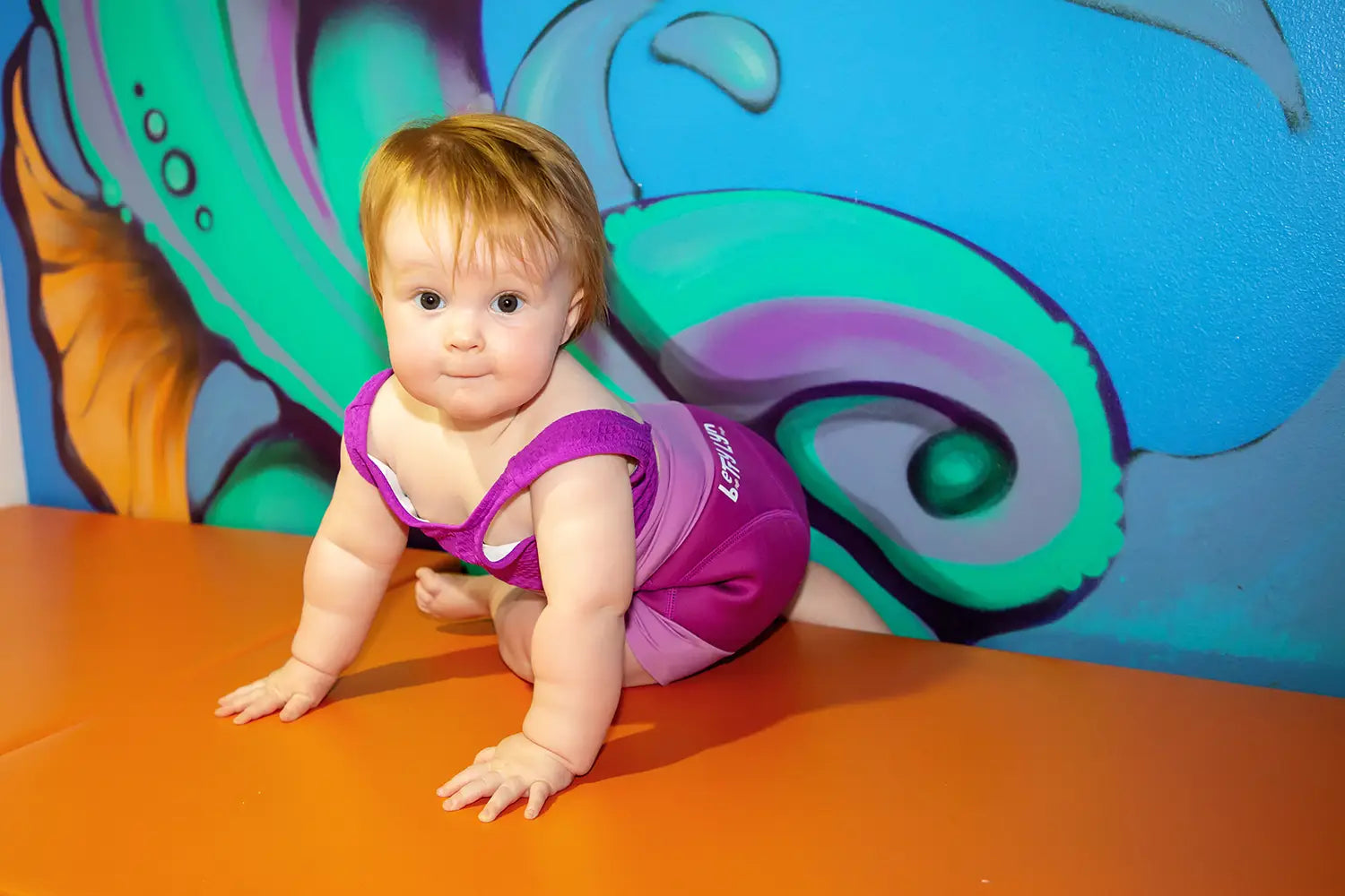 Reusable Swim Nappy – Purple | Betty Lyn
