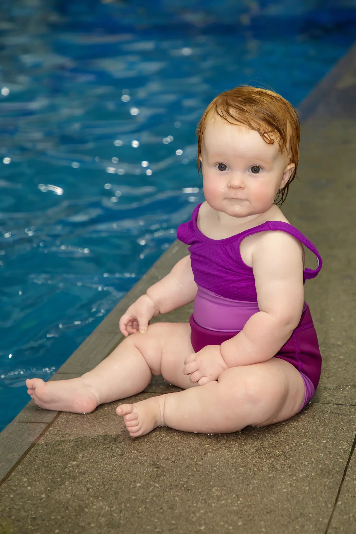 Reusable Swim Nappy – Purple | Betty Lyn