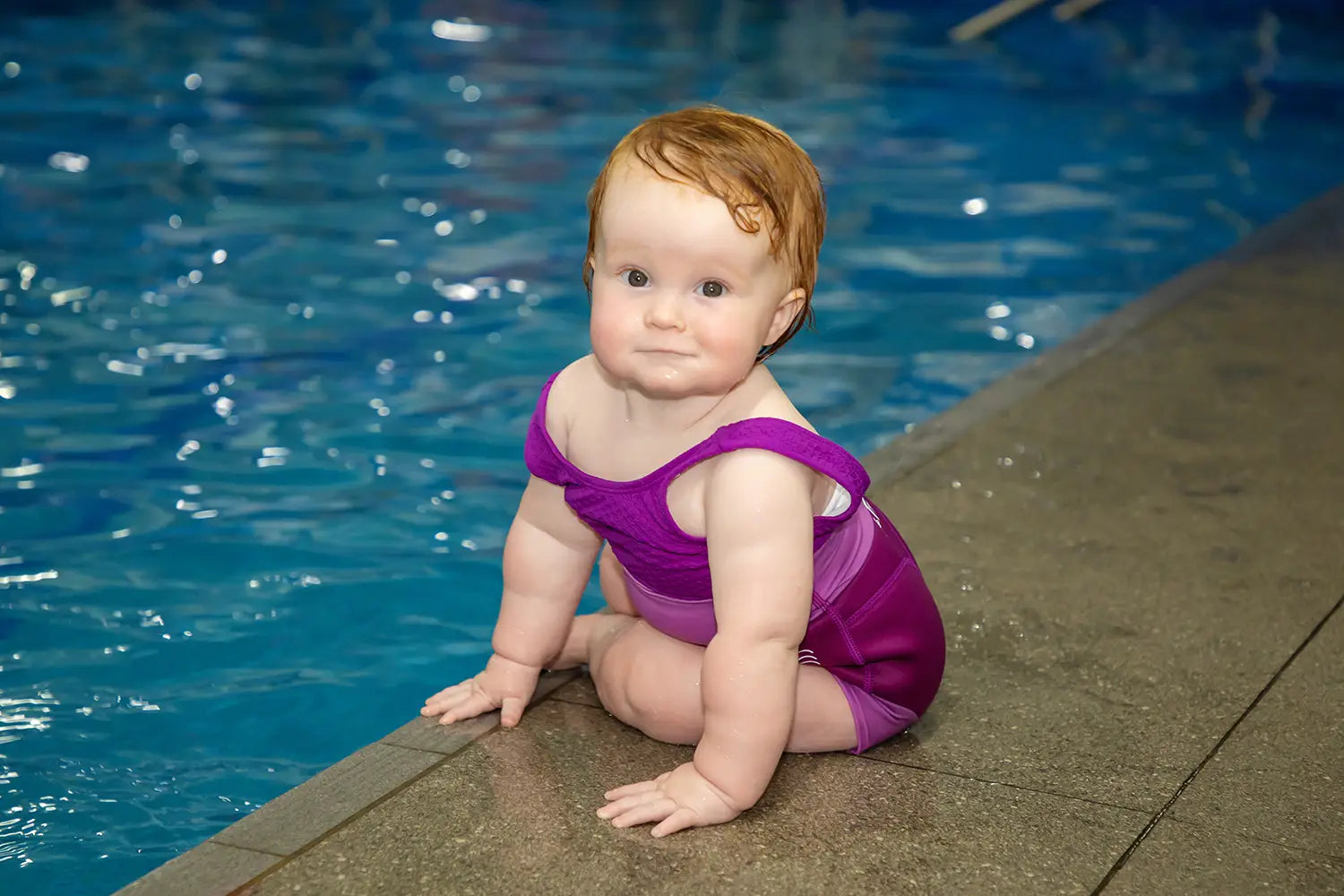 Reusable Swim Nappy – Purple | Betty Lyn