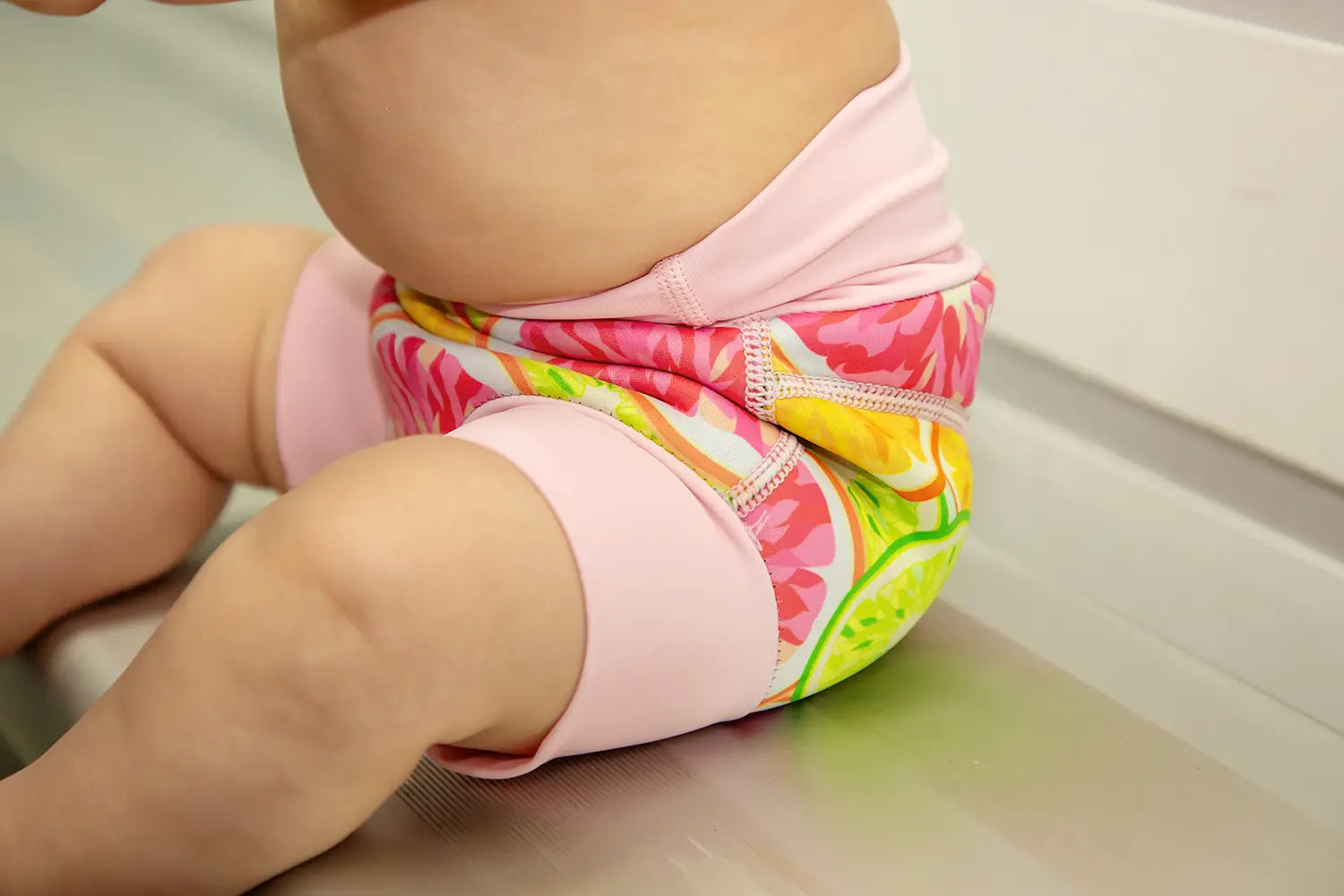 Reusable Swim Nappy – Citrus Print | Betty Lyn