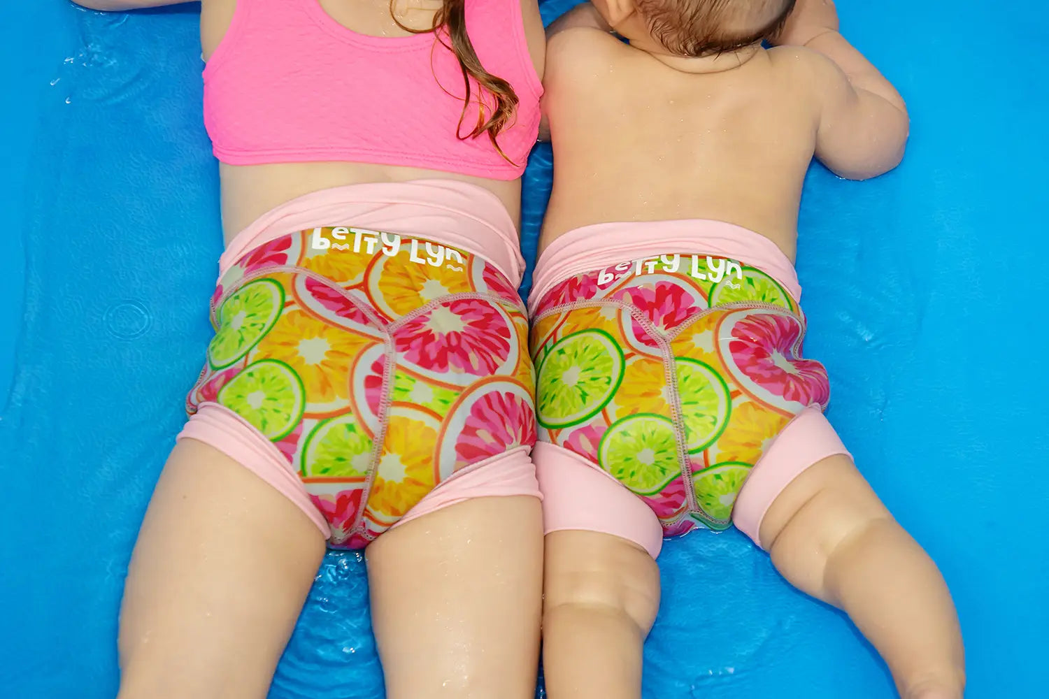 Reusable Swim Nappy – Citrus Print | Betty Lyn